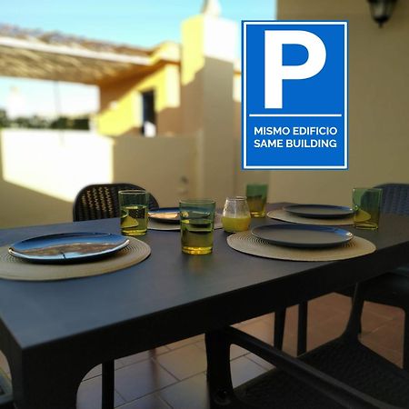 Malaga Yellow Duplex Free Parking And Terrace Exterior foto